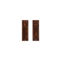 Cerradura para puerta de bolsillo — Rocky Mountain Hardware bronce macizo