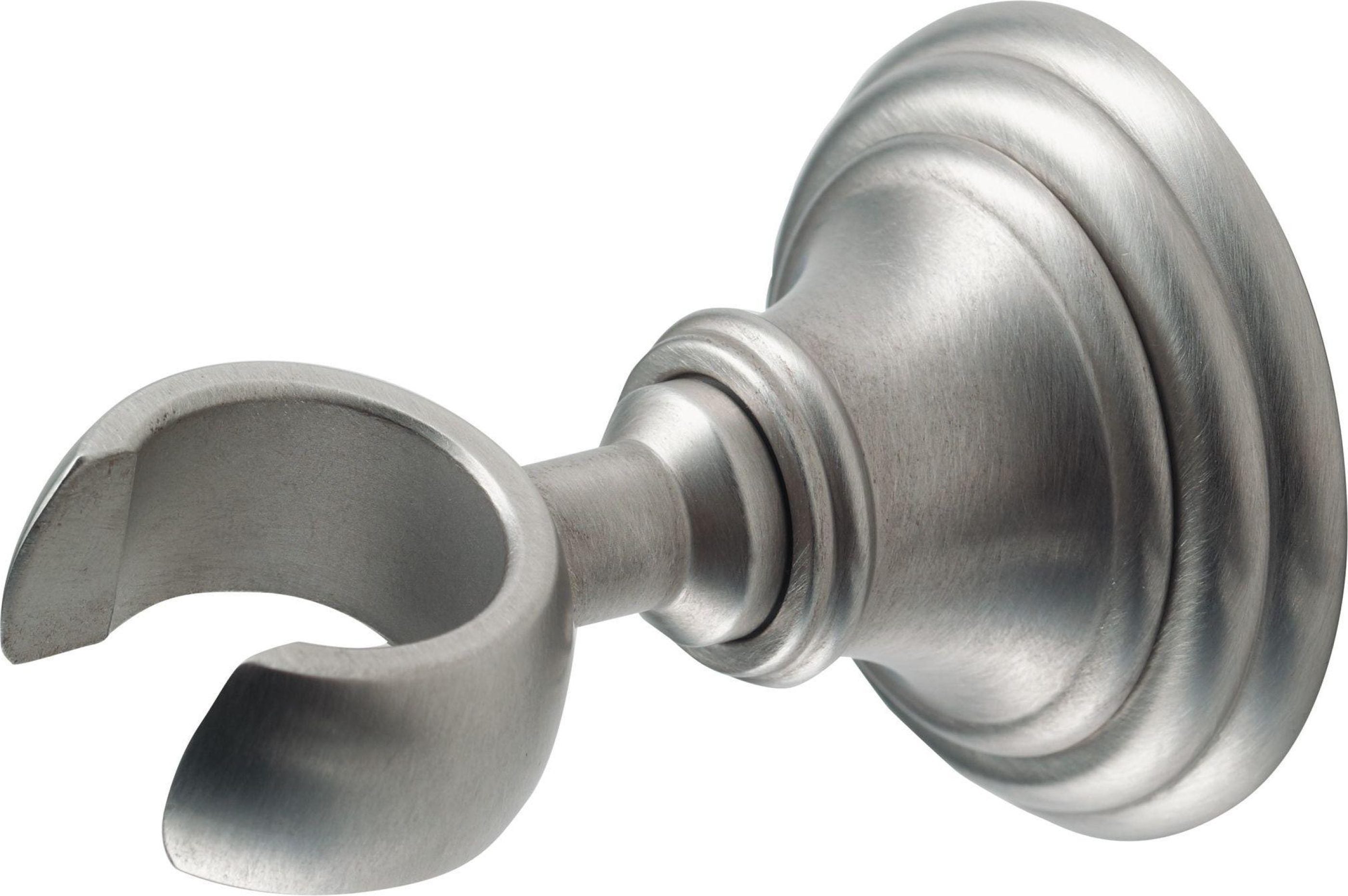 California Faucets Soporte de Pared para Regadera de Mano — Serie 42 (SH-20-42) — Acabado Níquel Satinado