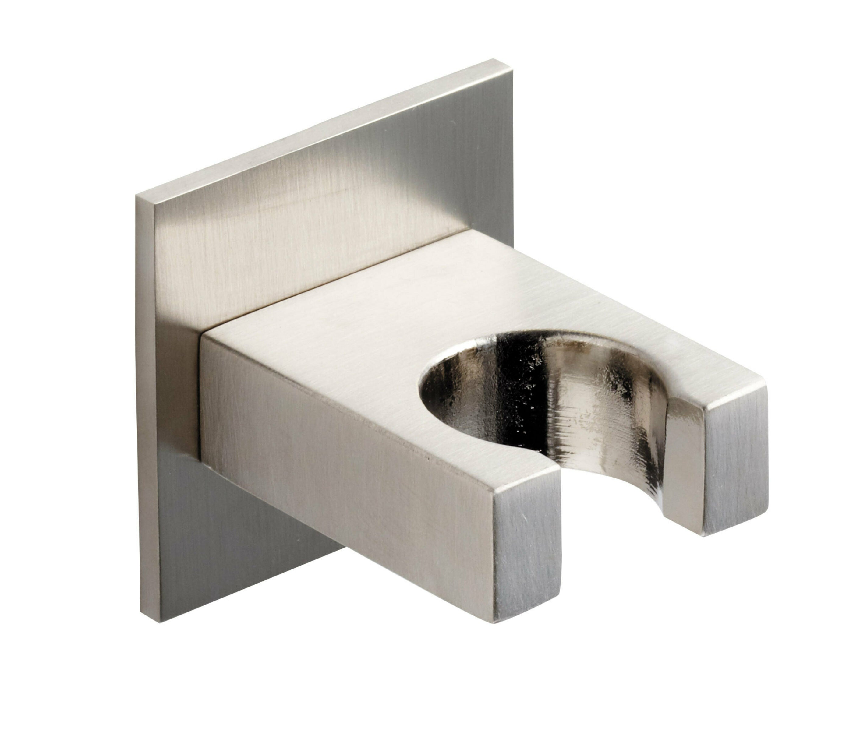 California Faucets Soporte de Pared para Regadera de Mano — Serie 72 (SH-20-72) — Acabado Níquel Satinado