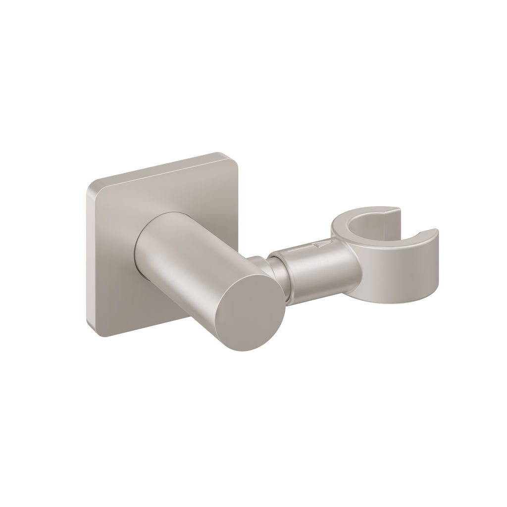 California Faucets San Elijo Soporte de Pared - Base Cuadrada - Níquel Satinado