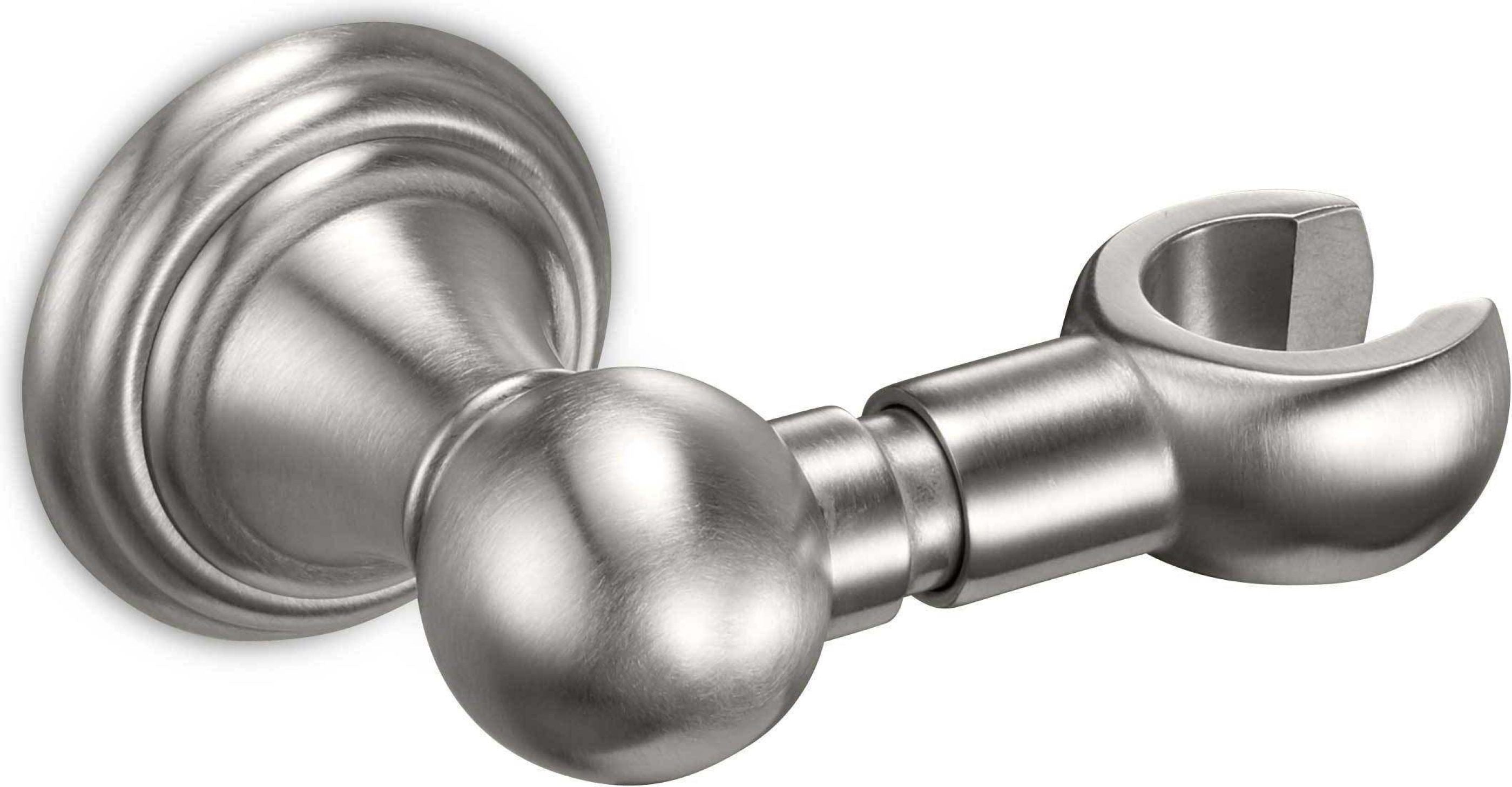California Faucets Soporte Giratorio de Pared para Regadera de Mano — Serie 42 (SH-20S-42) — Acabado Níquel Satinado