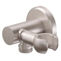 California Faucets Codo de Suministro con Soporte Giratorio para Regadera de Mano — Trousdale (SH-25S-C1) — Acabado Níquel Satinado