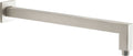 California Faucets Brazo de Regadera Cuadrado - Níquel Satinado