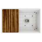 Elkay Tarja Fireclay 30" x 18-13/16" x 9-5/8" de Un Tazón Farmhouse (Kit) — vista de producto
