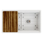 Elkay Tarja Fireclay 33" x 18-13/16" x 9-5/8" de Un Tazón Farmhouse (Kit) — vista de producto