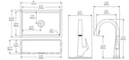 Elkay Tarja Fireclay 30" x 19-15/16" x 9-1/8" de Un Tazón Farmhouse (Kit) con Llave Filtrada — ambiente de cocina