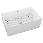 Elkay Tarja Fireclay 30" x 19-15/16" x 9-1/8" de Un Tazón Farmhouse (Kit) Blanco — vista de producto
