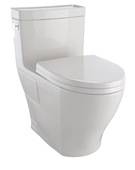 TOTO Aimes® One-Piece Toilet, 1.28GPF, Taza Alargada - Conección WASHLET®+
