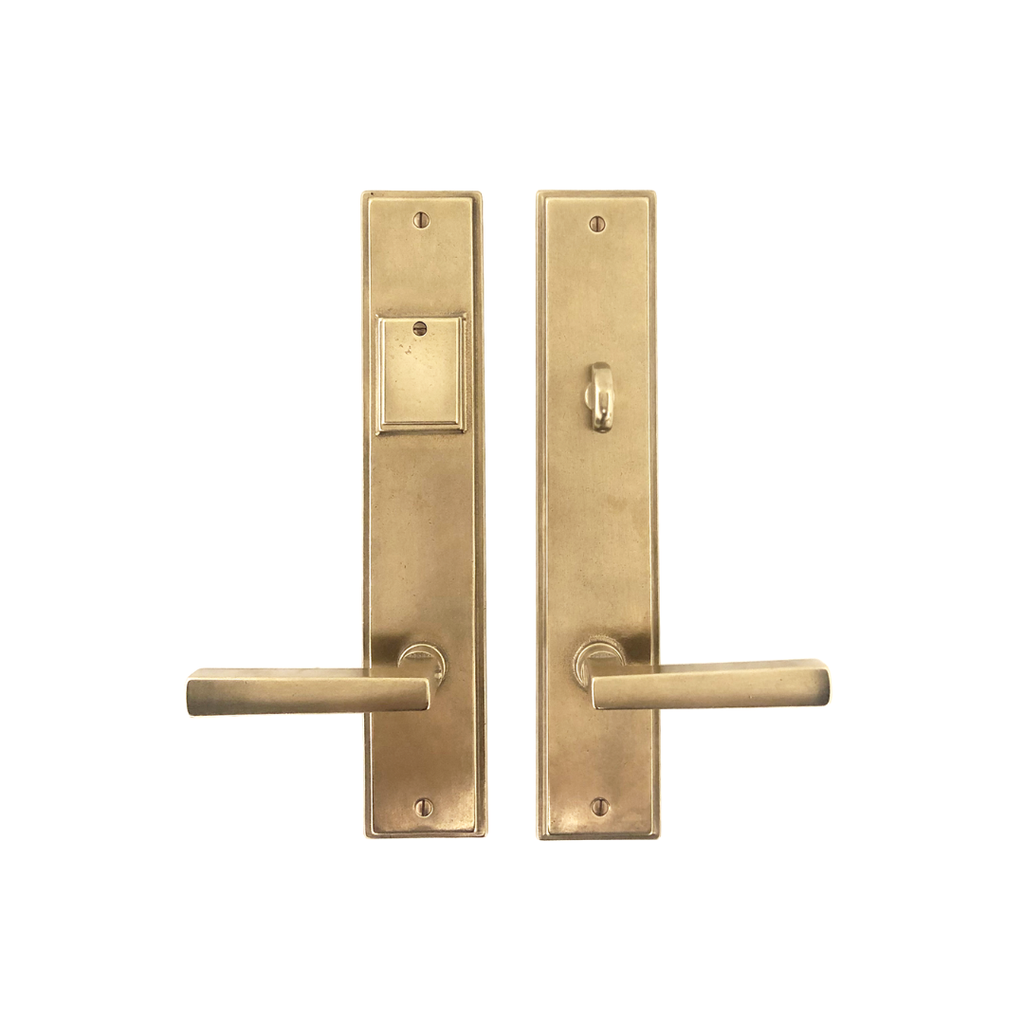 uego de Entrada Stepped 2 1/2" x 13" — Rocky Mountain Hardware bronce macizo