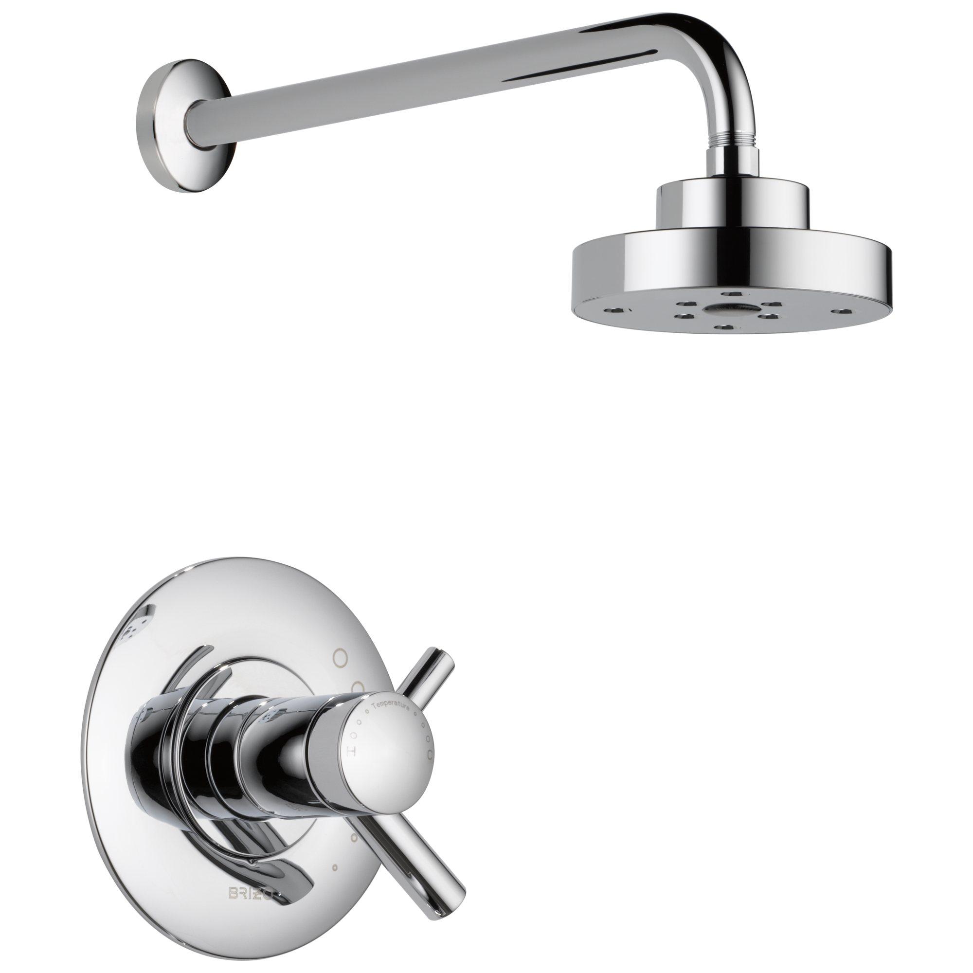 Brizo Odin Trim de Regadera Termostático (Solo Regadera) — Cromo
