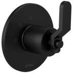 Brizo Litze Trim de Desviador de 3 Funciones — Negro Mate — Palanca Industrial