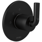 Brizo Litze Trim de Desviador de 3 Funciones — Negro Mate — Palanca Notch