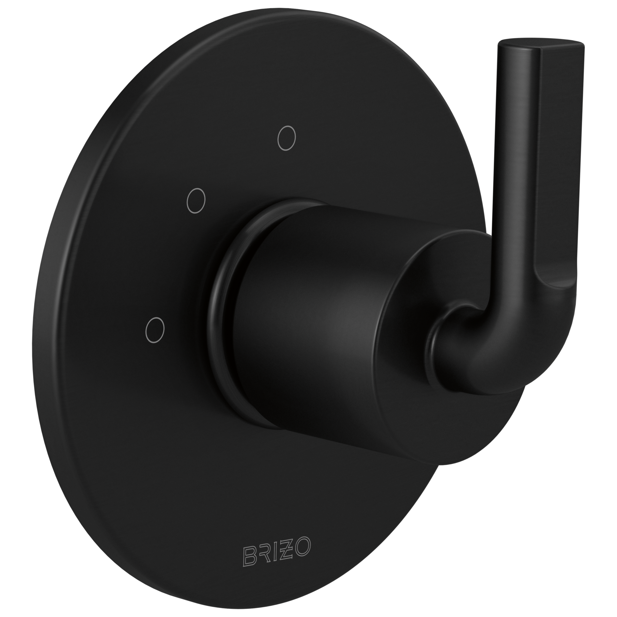Brizo Litze Trim de Desviador de 3 Funciones — Negro Mate — Palanca Notch