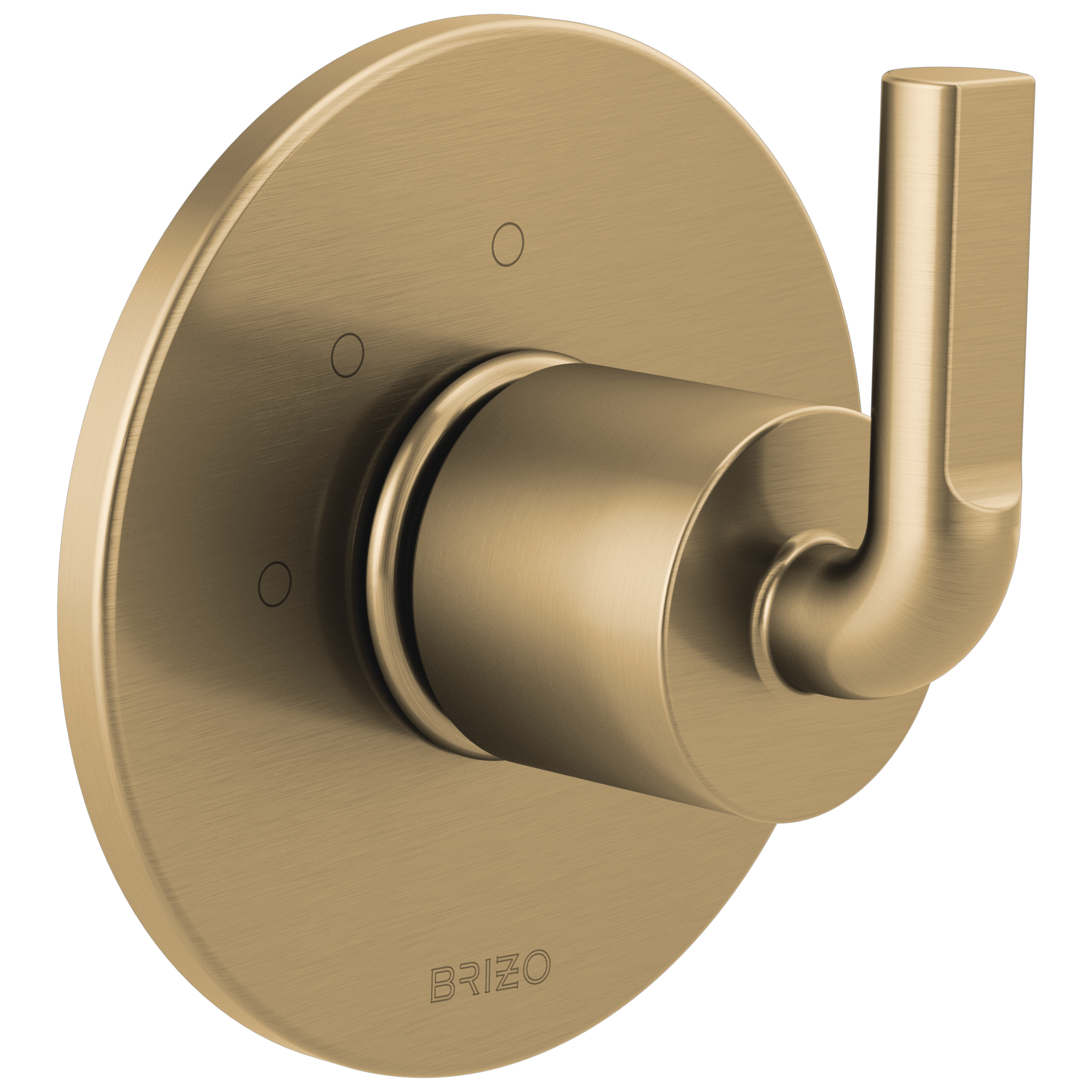 Brizo Litze Trim de Desviador de 3 Funciones — Oro Luxe — Palanca Notch