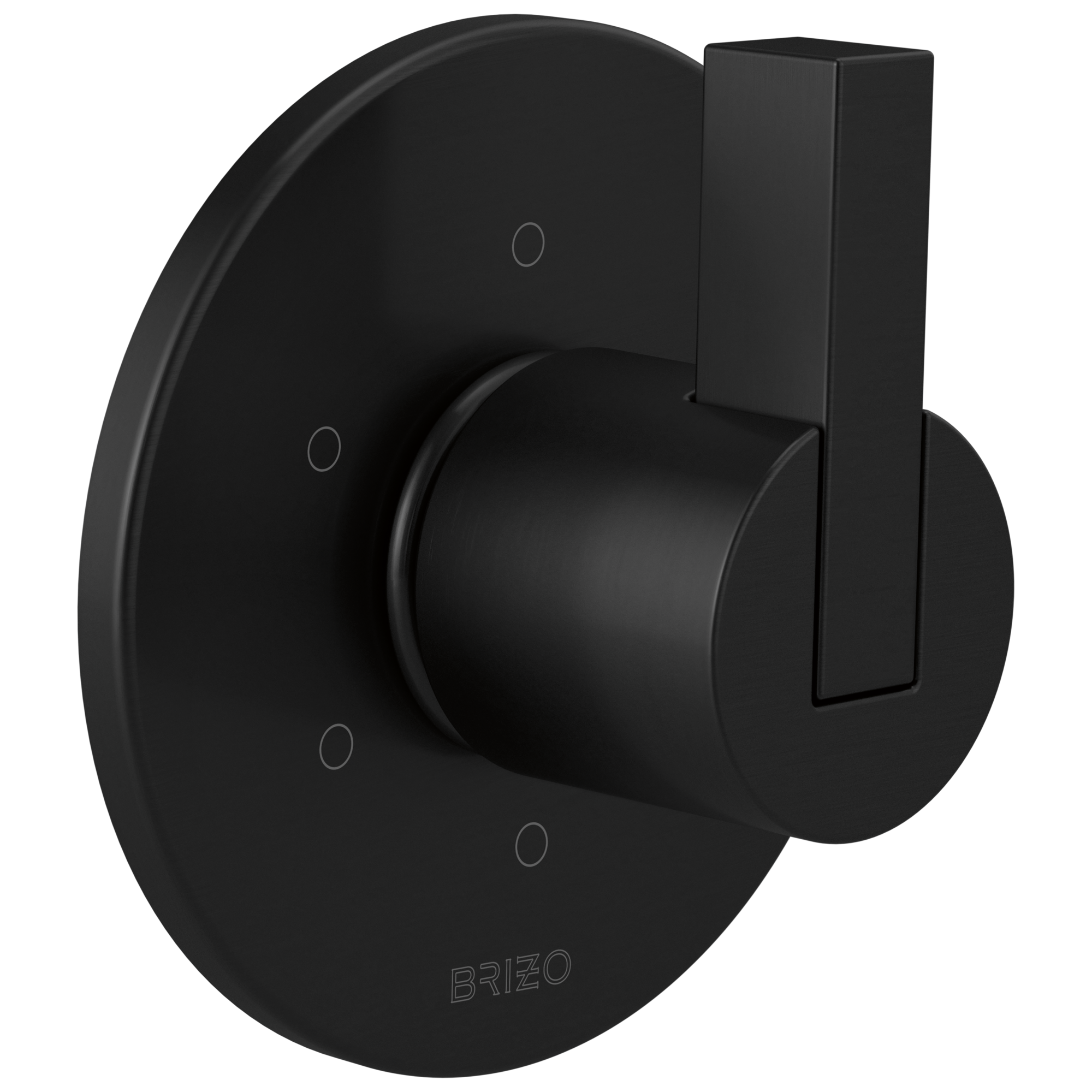 Brizo Litze Trim de Desviador de 6 Funciones — Negro Mate — Palanca