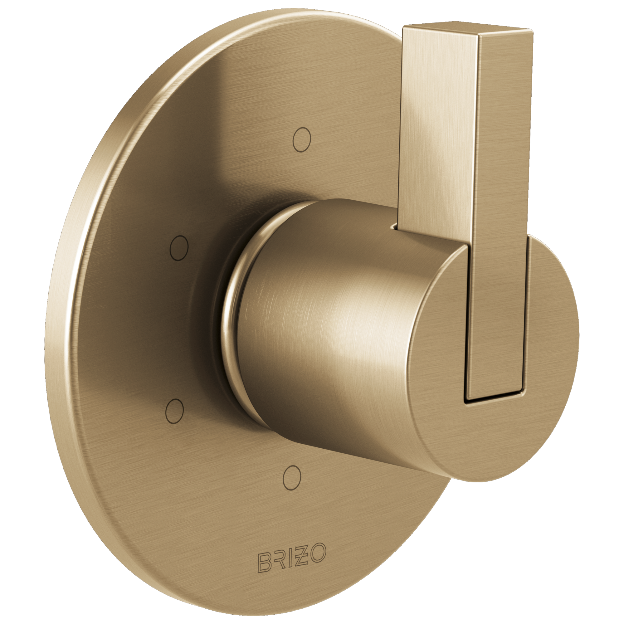 Brizo Litze Trim de Desviador de 6 Funciones — Oro Luxe — Palanca