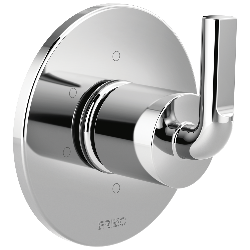 Brizo Litze Trim de Desviador de 6 Funciones — Cromo — Palanca Notch