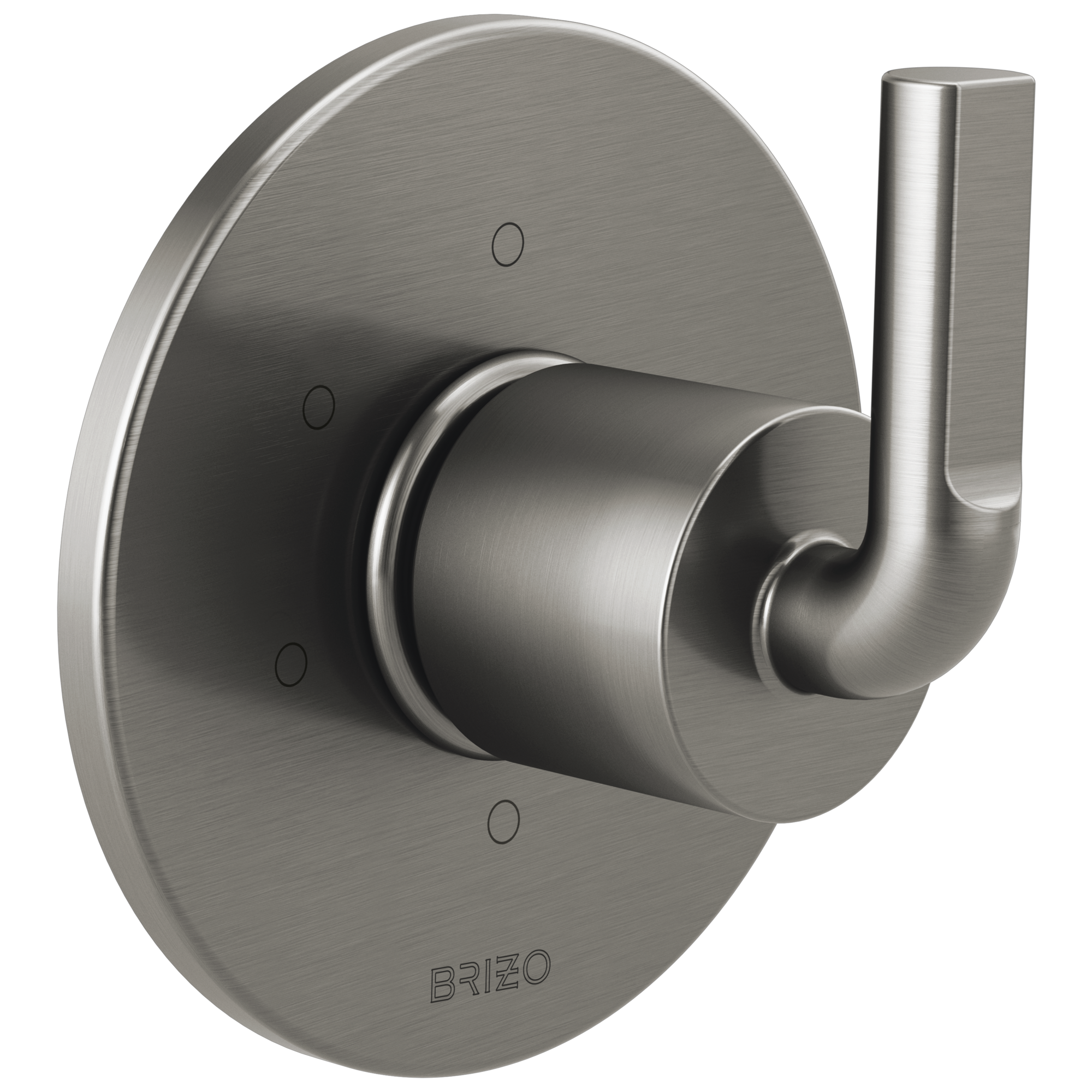 Brizo Litze Trim de Desviador de 6 Funciones — Acero Luxe — Palanca Notch