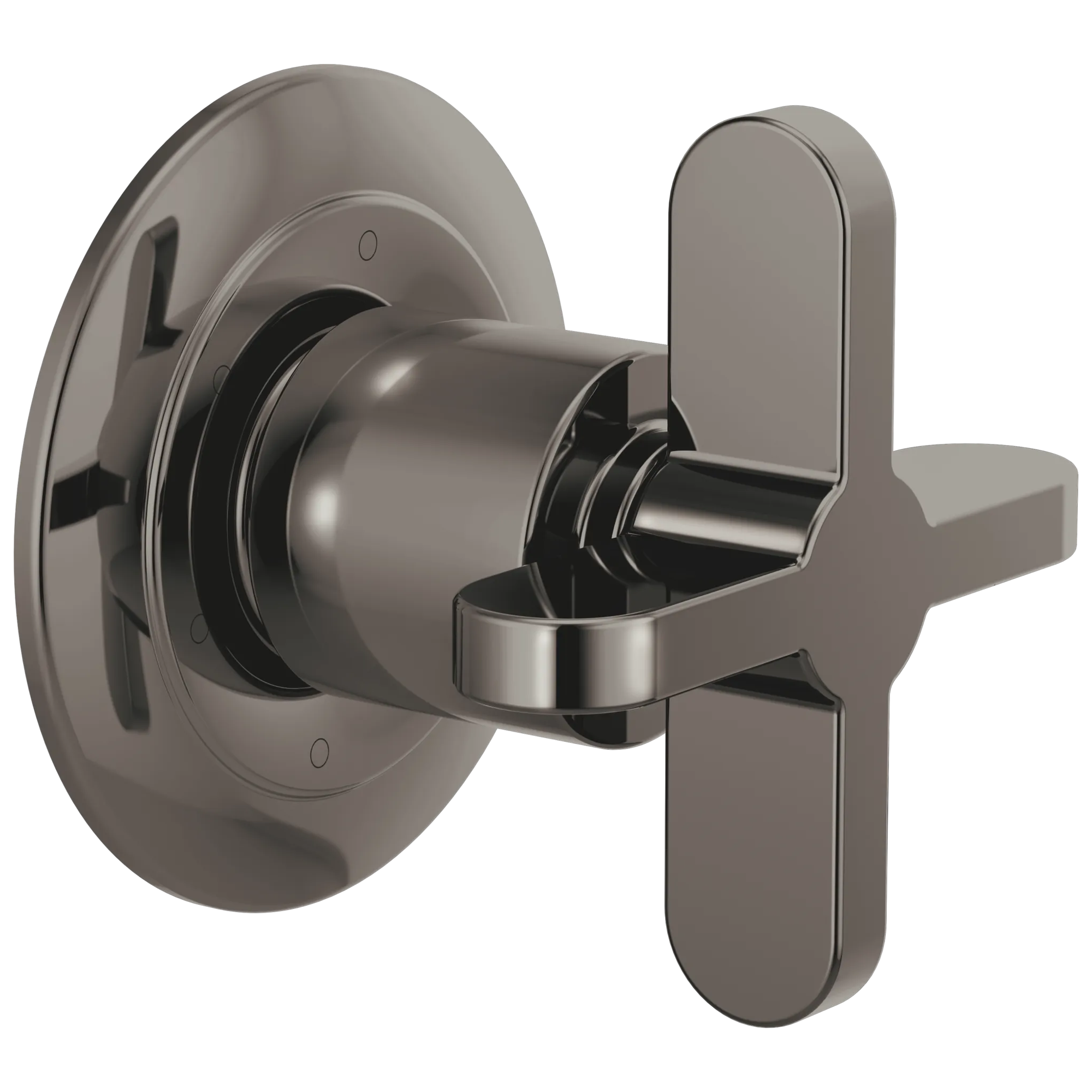 Brizo Odin Trim de Desviador de 6 Funciones — Ónix Negro Brilliance — Cruceta