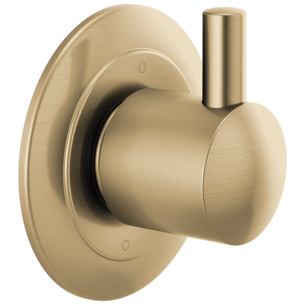 Brizo Odin Trim de Desviador de 6 Funciones — Oro Luxe — Palanca