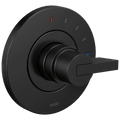 Brizo Litze Trim de Válvula de Presión Balanceada — Negro Mate — Palanca