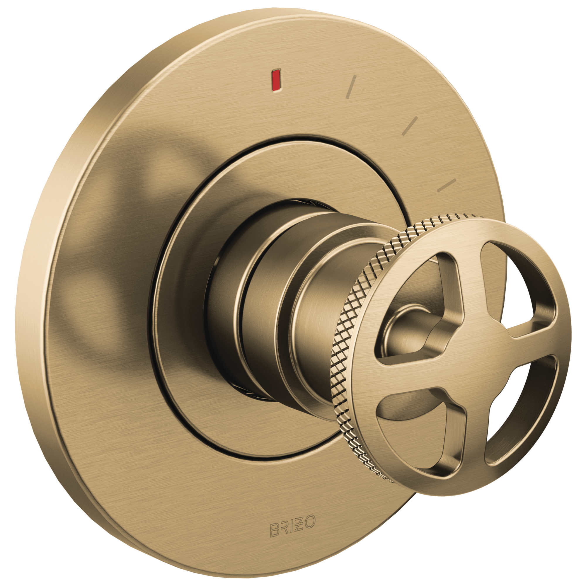 Brizo Litze Trim de Válvula de Presión Balanceada — Oro Luxe — Volante