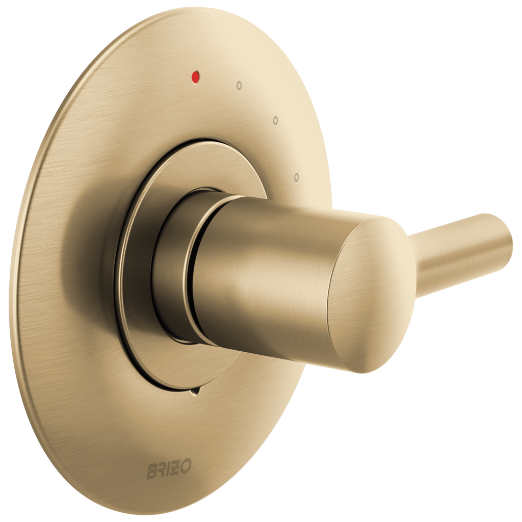 Brizo Odin Trim de Válvula de Presión Balanceada — Oro Luxe — Palanca