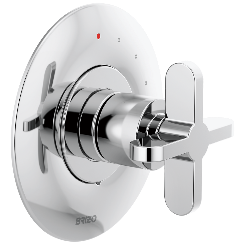 Brizo Odin Trim de Válvula de Presión Balanceada — Cromo — Cruceta