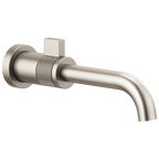 Brizo Litze Monomando de Pared para Lavabo — Níquel Luxe
