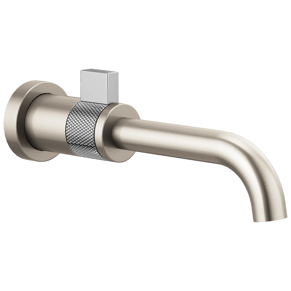 Brizo Litze Monomando de Pared para Lavabo — Níquel Luxe / Cromo Pulido