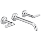 Brizo Odin Grifo de Pared para Lavabo — Dos Manijas — Cromo — Palanca