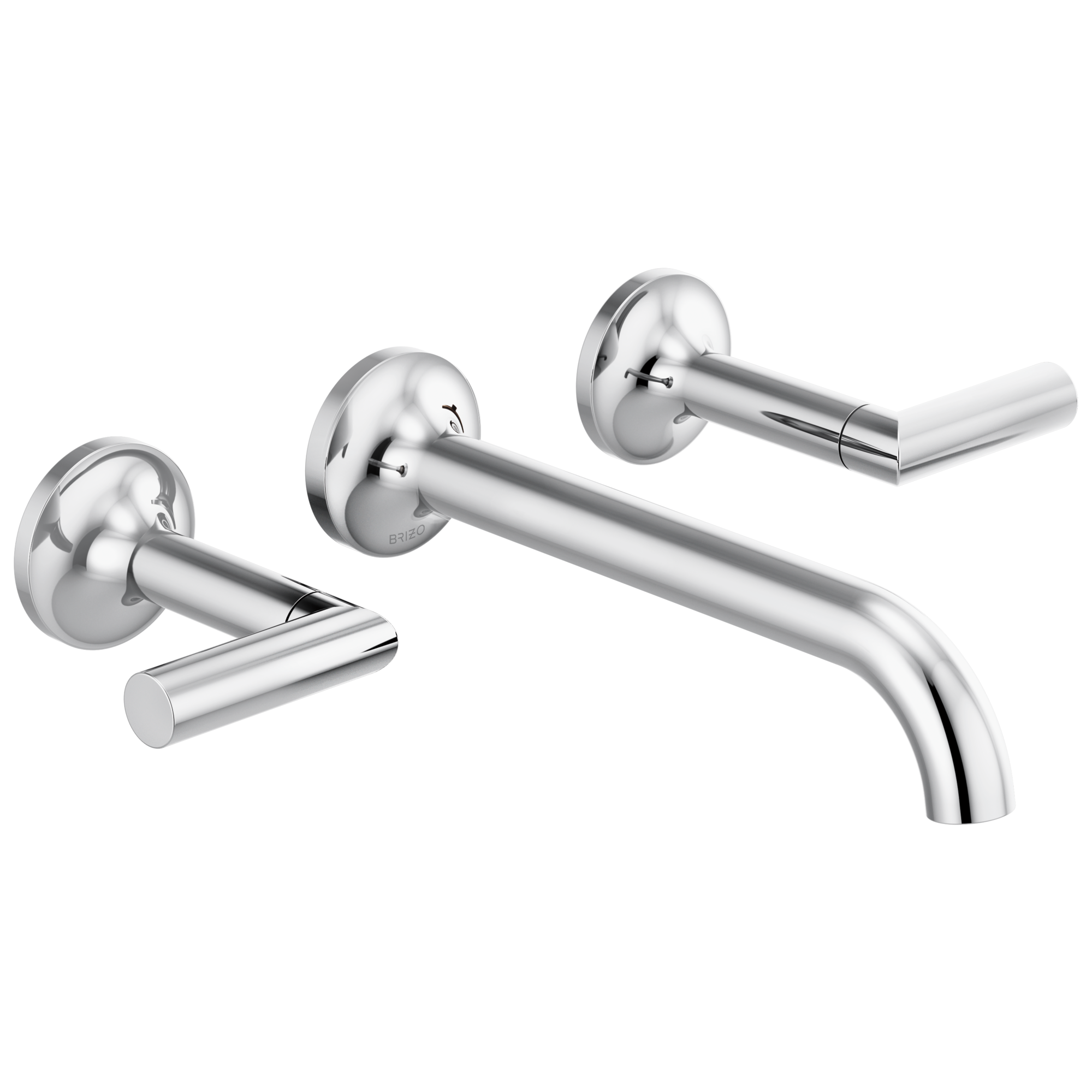 Brizo Odin Grifo de Pared para Lavabo — Dos Manijas — Cromo — Palanca