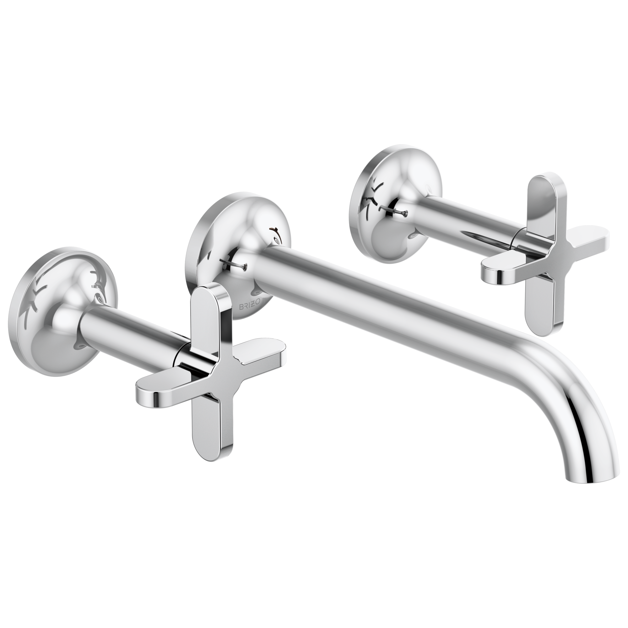Brizo Odin Grifo de Pared para Lavabo — Dos Manijas — Cromo — Cruceta