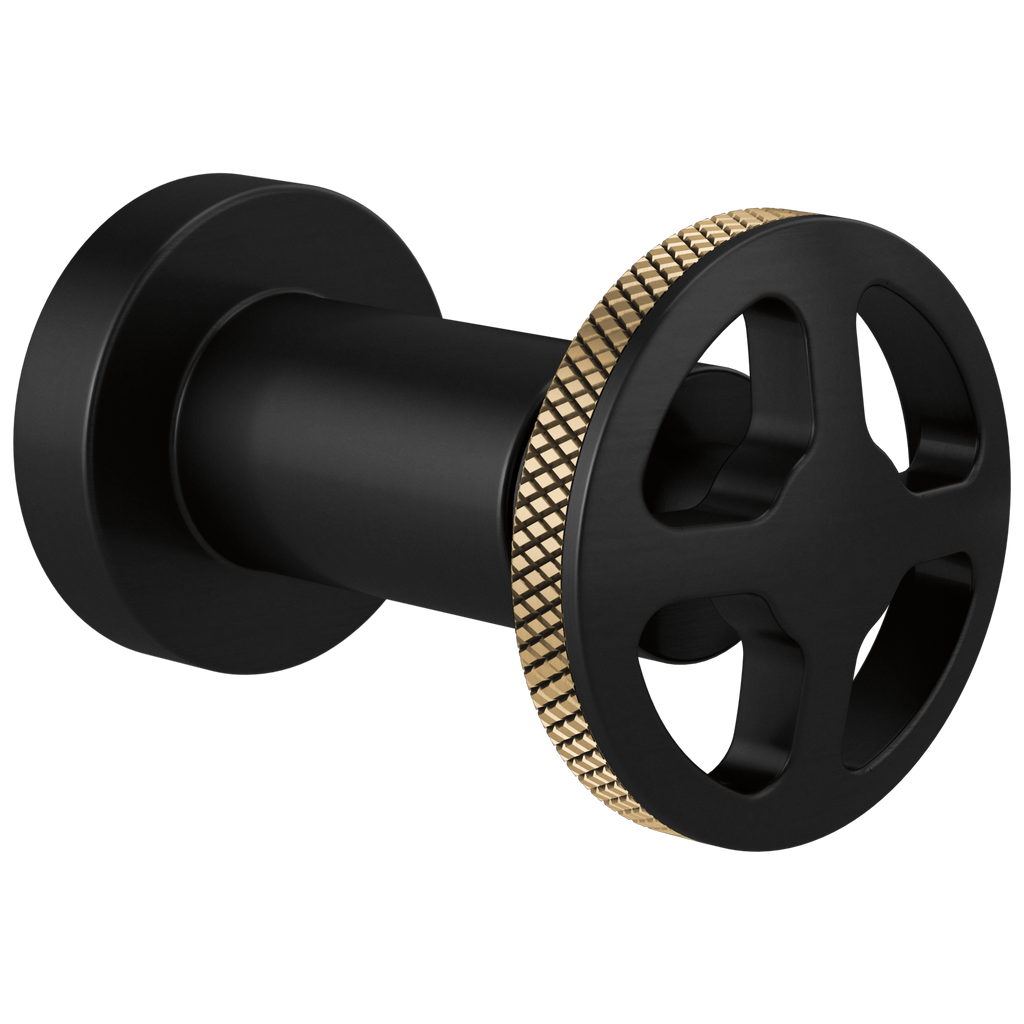Brizo Litze Control de Volumen Sensori® — Manija Volante — Negro Mate / Oro Luxe
