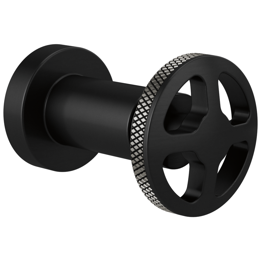 Brizo Litze Control de Volumen Sensori® — Manija Volante — Negro Mate / Acero Luxe