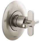 Brizo Odin Trim de Válvula Termostática Sensori® — Níquel Cepillado — Cruceta