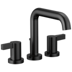 Brizo Litze Llenador de Tina de Cubierta (Roman) — Negro Mate — Palanca Extendida