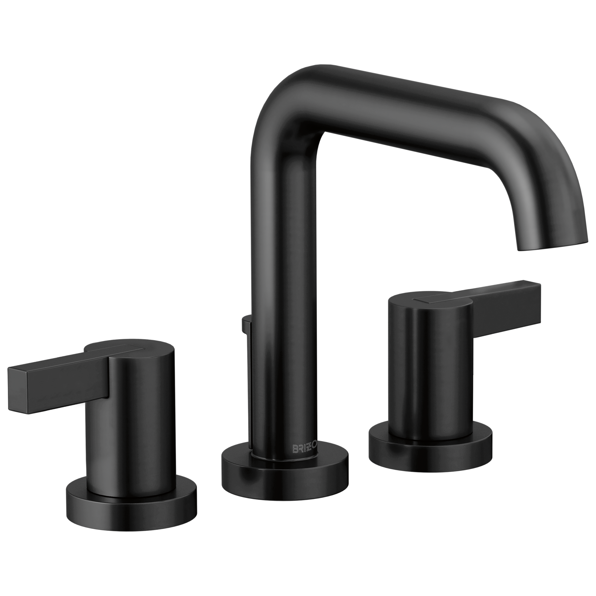 Brizo Litze Llenador de Tina de Cubierta (Roman) — Negro Mate — Palanca Extendida