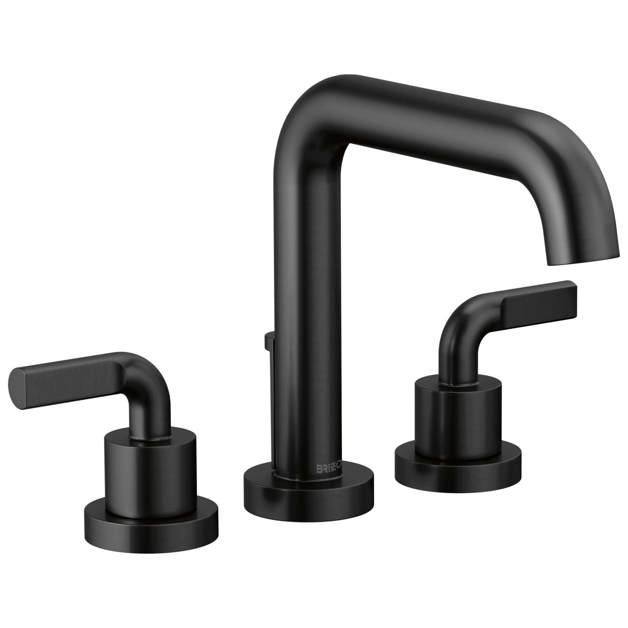 Brizo Litze Llenador de Tina de Cubierta (Roman) — Negro Mate — Palanca Notch