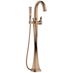 Brizo Virage Llenador de Tina de Piso Independiente — Bronce Cepillado Brilliance