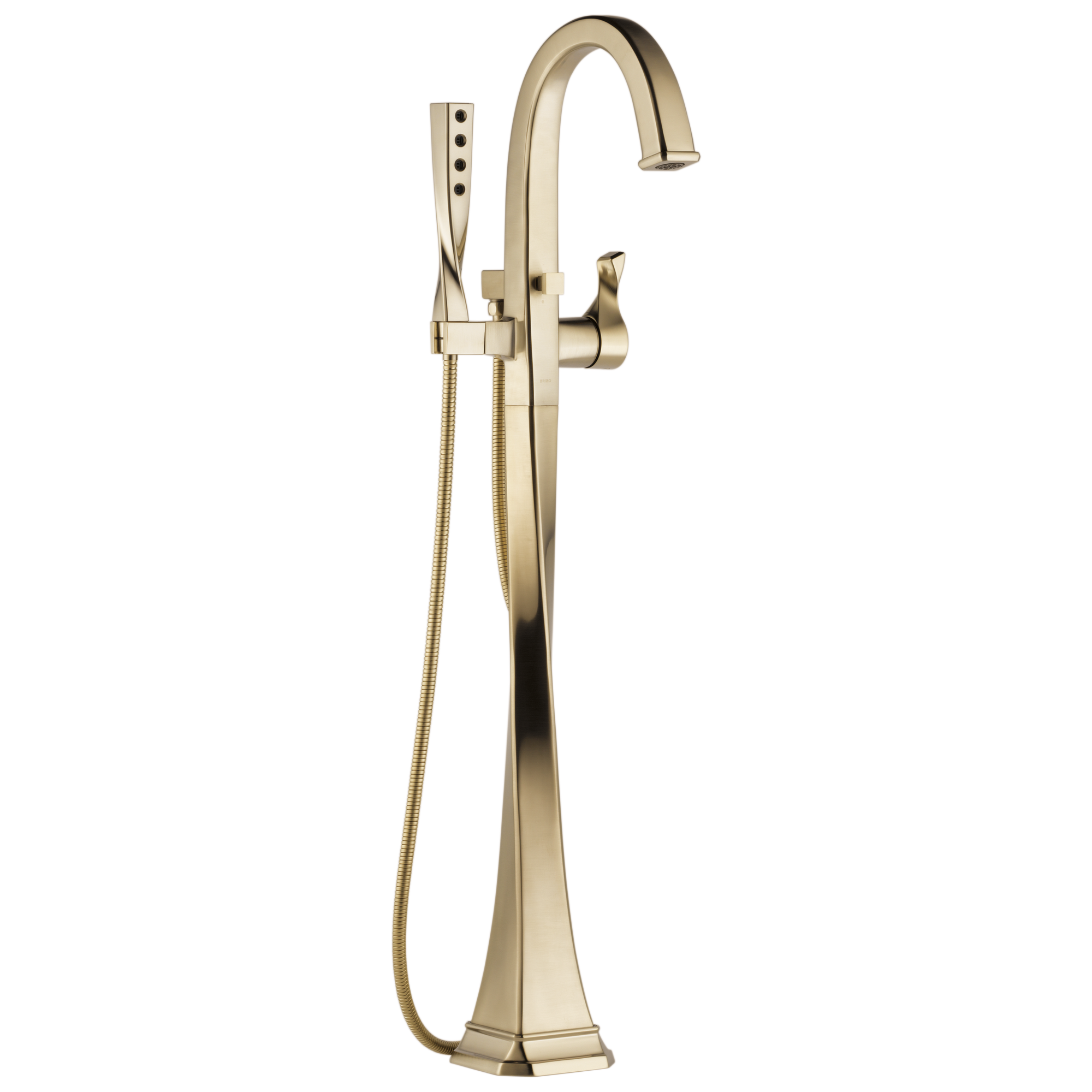 Brizo Virage Llenador de Tina de Piso Independiente — Oro Luxe