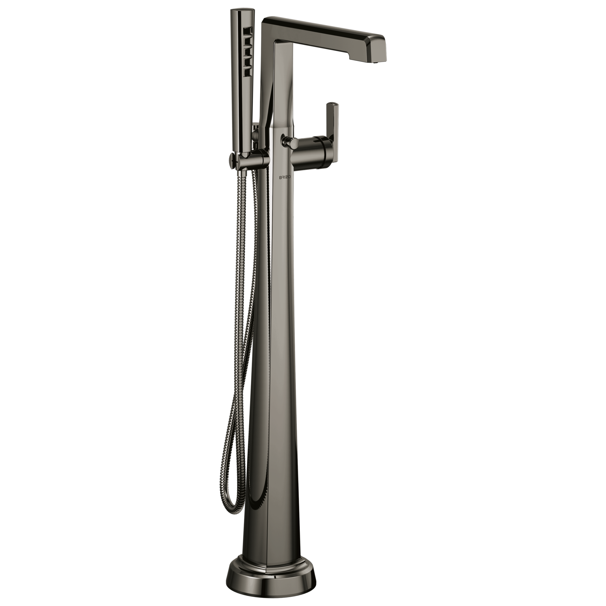 Brizo Levoir Llenador de Tina de Piso — Ónix Negro Brilliance