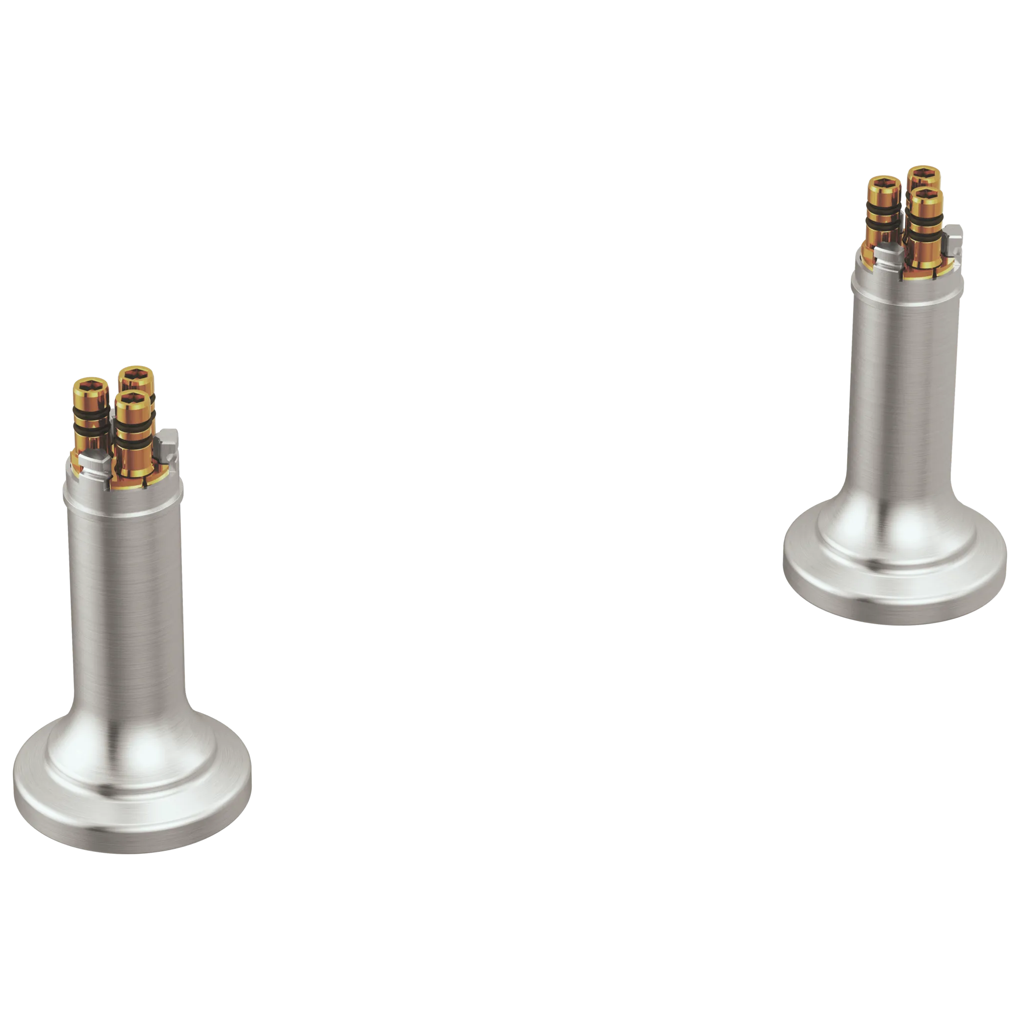 Brizo Faircroft Deck Mount Riser — Alto — Acero Inoxidable