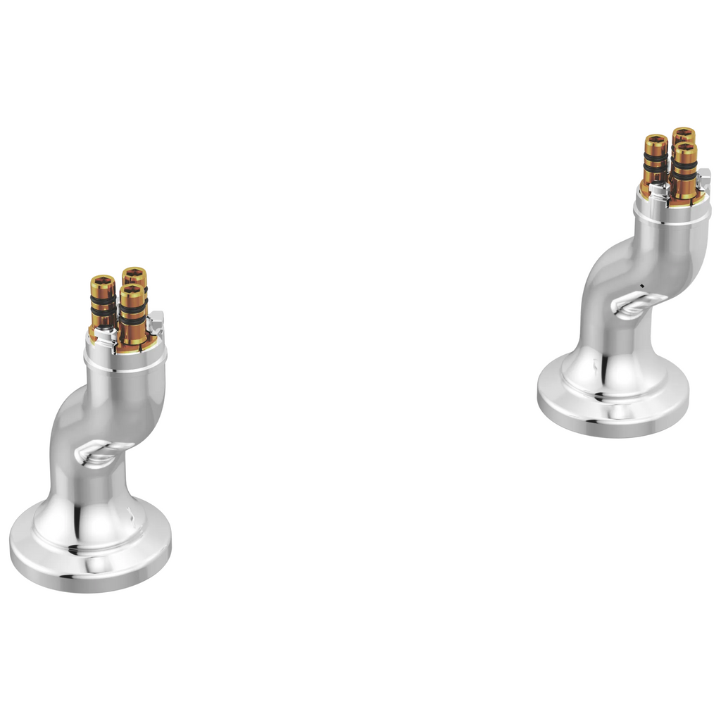 Brizo Faircroft Deck Mount Riser — Angulado — Cromo