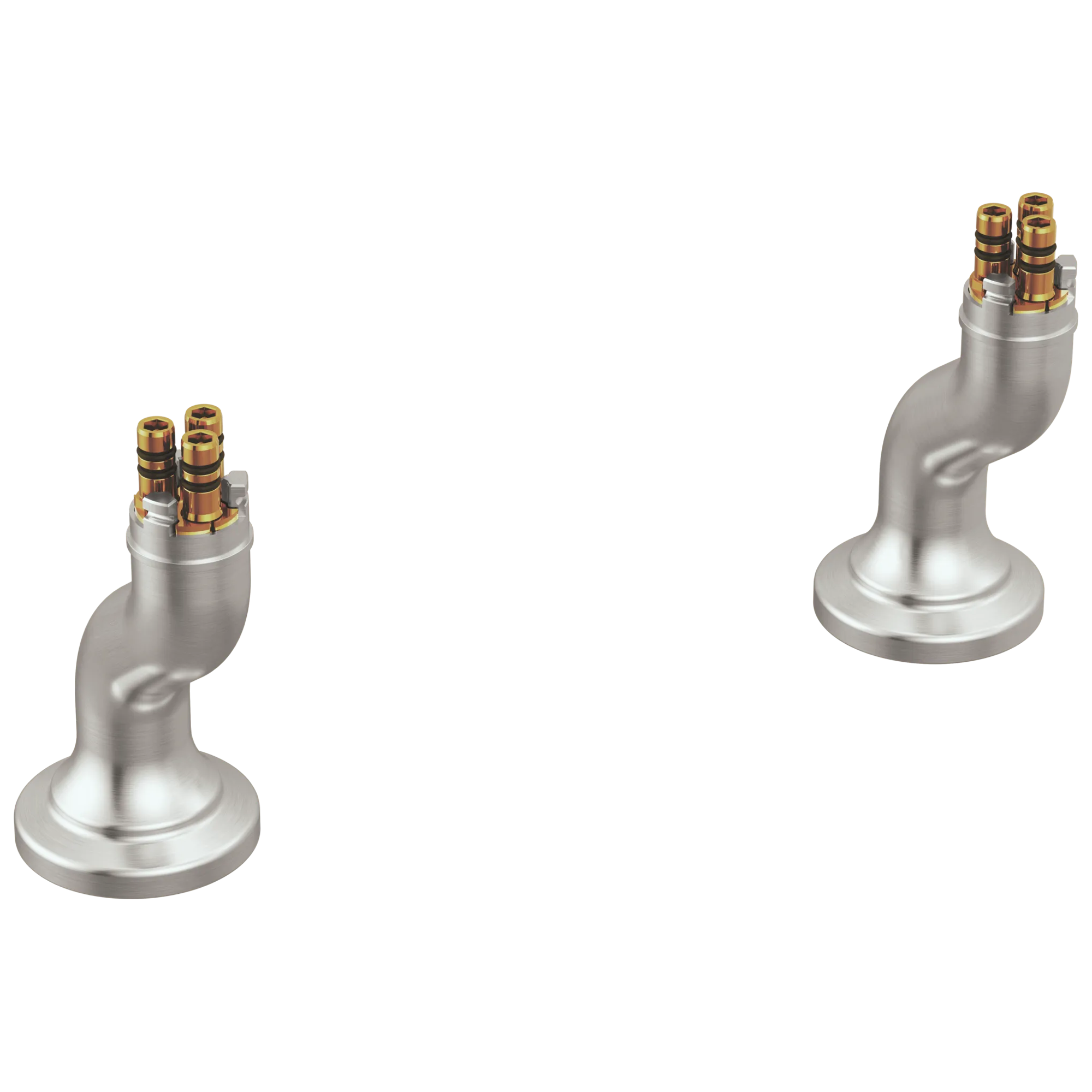 Brizo Faircroft Deck Mount Riser — Angulado — Acero Inoxidable
