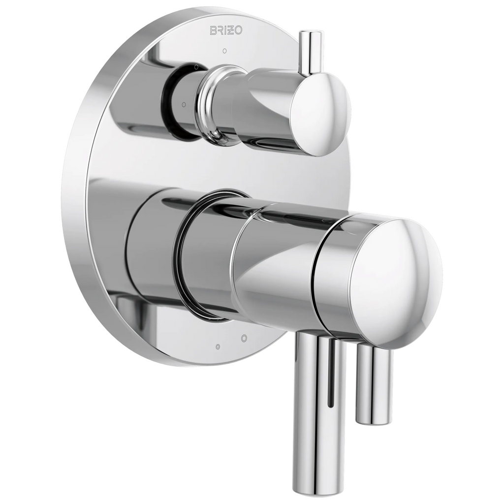 Brizo Odin Trim de Regadera Termostático con Desviador de 3 Funciones — Cromo
