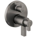 Brizo Litze Regadera Termostática con Desviador de 6 Funciones (Trim) — Acero Luxe — Palanca