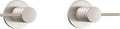California Faucets D Street Llave de Regadera o Tina de Dos Llaves - Palanca Redonda - Satin Nickel