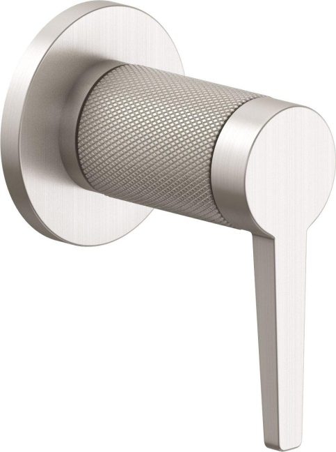 California Faucets D Street Llave de Pared o Cubierta - Palanca Plana - Satin Nickel
