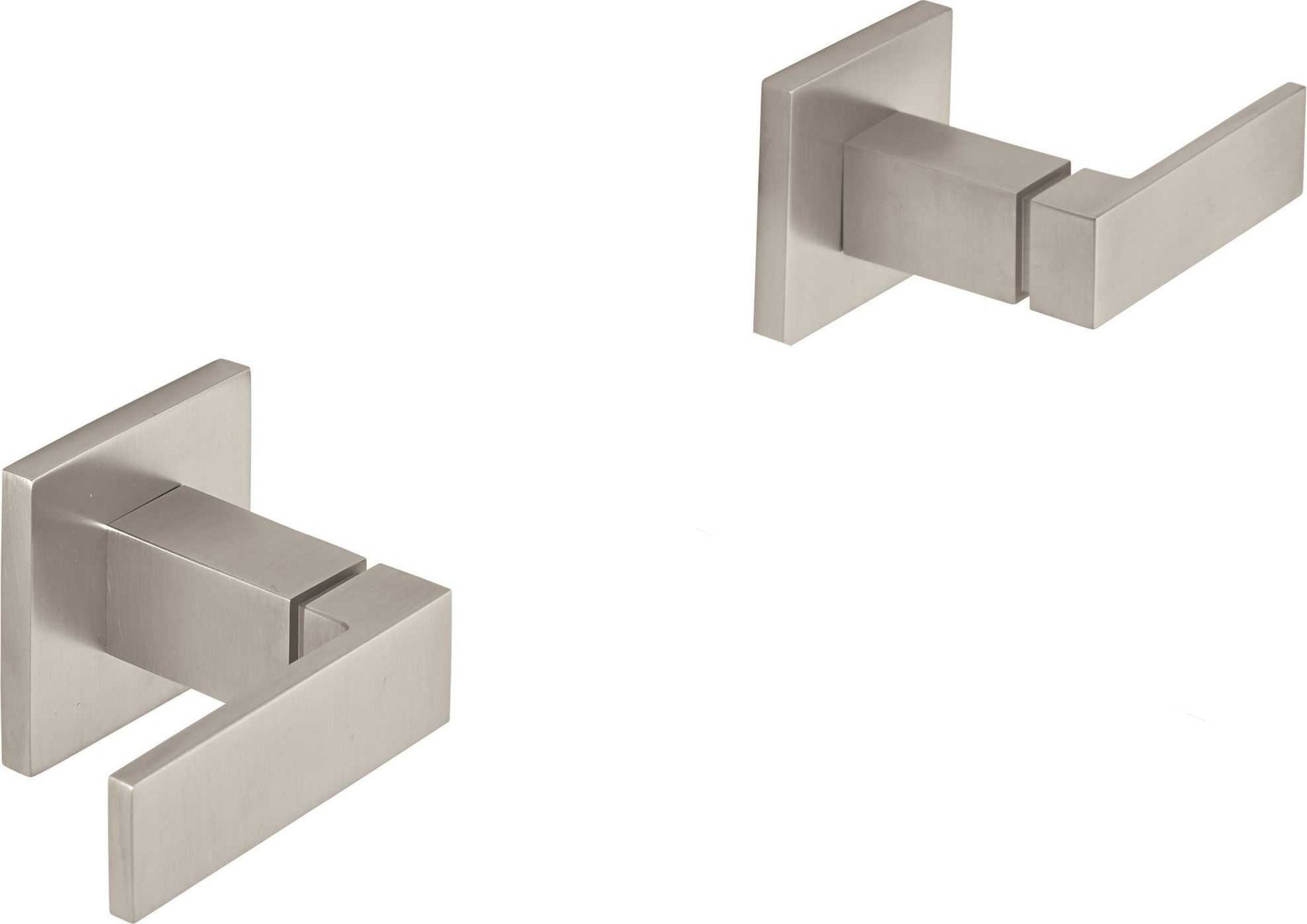 California Faucets Morro Bay Llave de Regadera o Tina de Dos Llaves - Satin Nickel